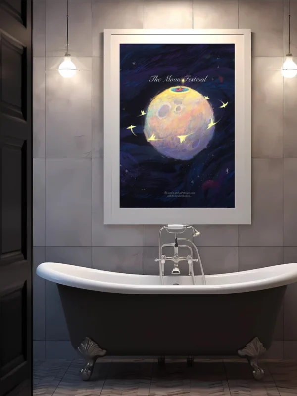 the moon,printable wall art